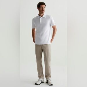 AG Adriano Goldschmied The Graduate Acadamia Pants Beige Men's 34x34 Preppy